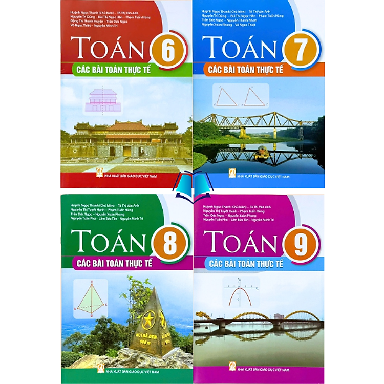 Sách - Combo Toán 6.7.8.9 Các Bài Toán Thực Tế
