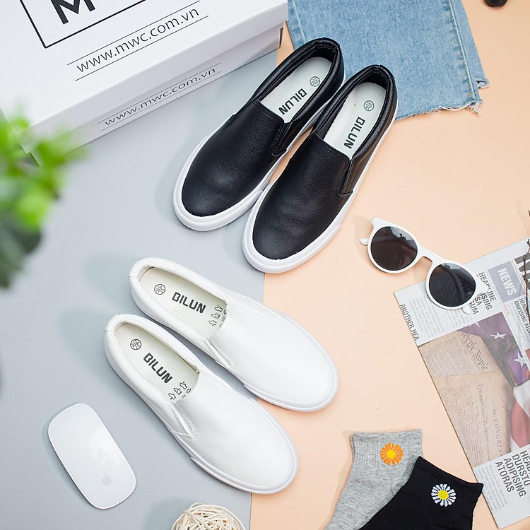 Giày Slipon nữ MWC NUSL- 1510