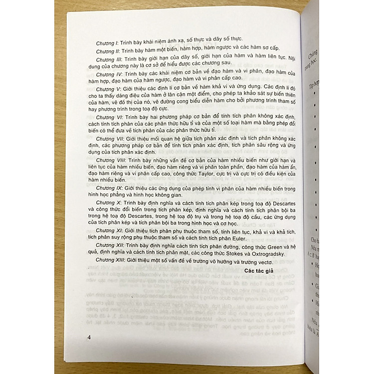 Toán Học Cao Cấp - Tập 2 (Giải Tích) - Ảnh 4
