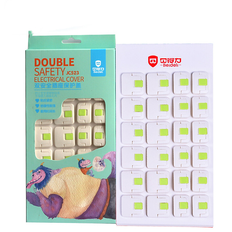 Nắp Gắn Bảo Vệ Ổ Cắm Điện BEIDELI (24 Cái)