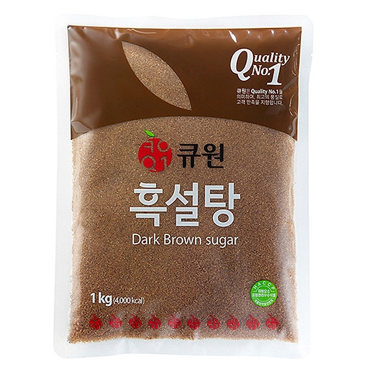 Đường Đen SamYang Hàn Quốc Gói 1 KG - Dark Brown Sugar