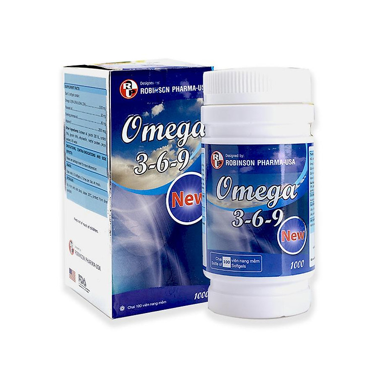 Viên uống sáng mắt Omega 3 6 9 New - chai 100 viên - giúp tăng cường thị lực,hỗ trợ giảm mỡ máu- Medi&Beauty