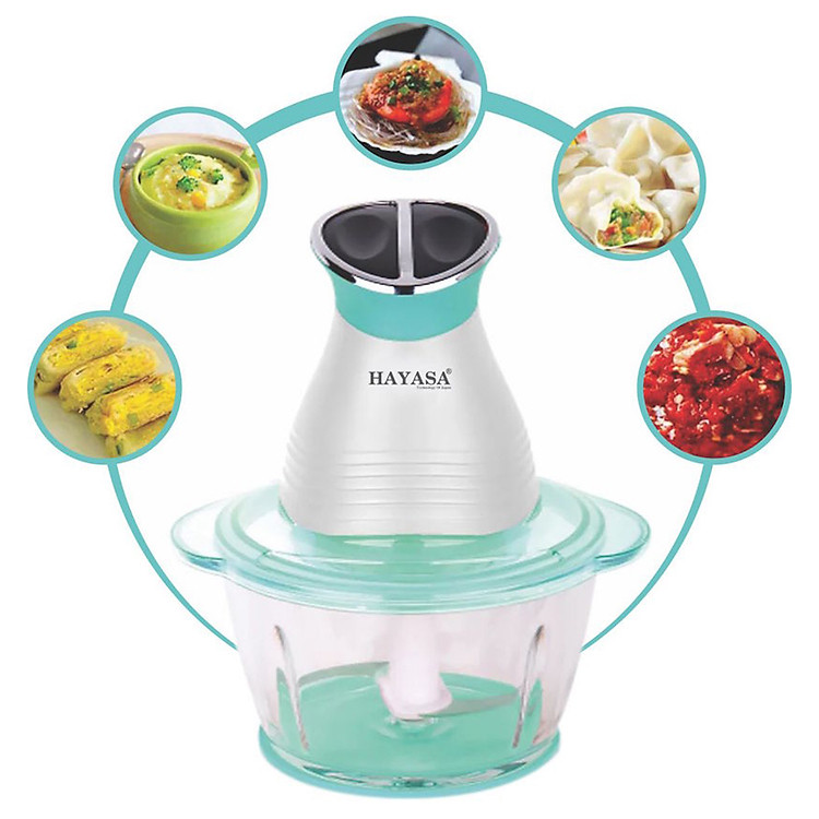 Máy Xay Thực Phẩm (Thịt, Rau, Củ, Quả) Hayasa HA-383 - Hàng Chính Hãng