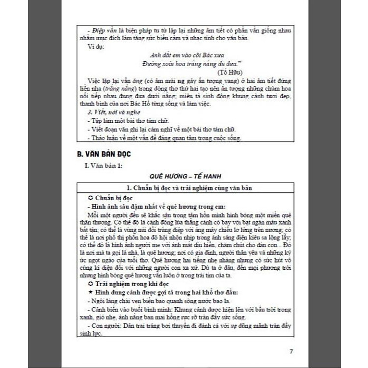 Hướng Dẫn Học Ngữ Văn 9 - Tập 1 (Bám Sát SGK Chân Trời Sáng Tạo) - Ảnh 7