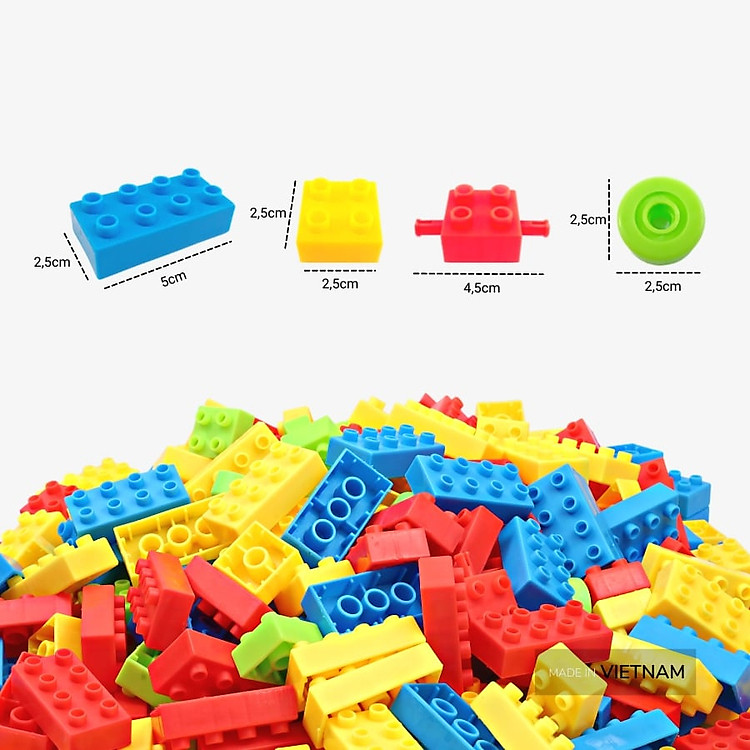 Mua Đồ Chơi Xếp Hình Sáng Tạo 124 Chi Tiết Chính hãng Tiết kiệm - Hình ảnh 2