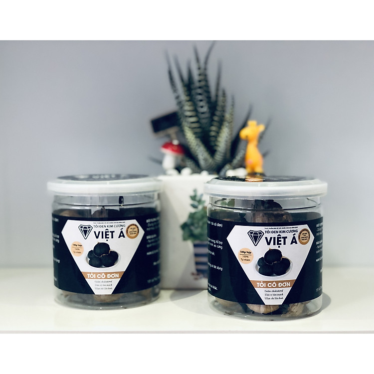 Combo 2 hộp 100gr Tỏi Đen Việt Á- Kim Cương Đen Lên Men Từ Tỏi