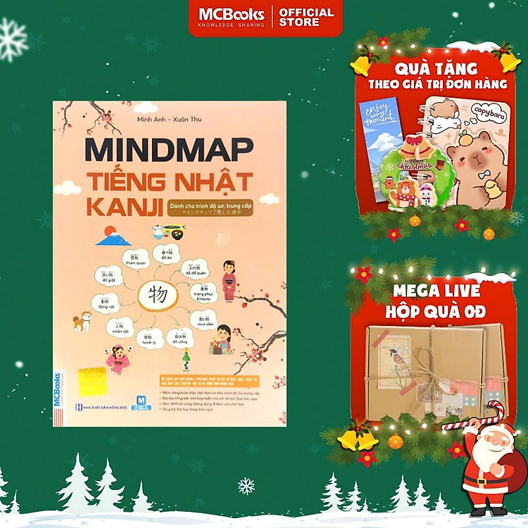 Mindmap Kanji Tiếng Nhật – Dành Cho Trình Độ Sơ, Trung Cấp