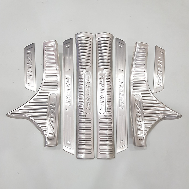 Bộ Ốp bậc, Nẹp bước chân INOX dành cho xe VinFast Fadil