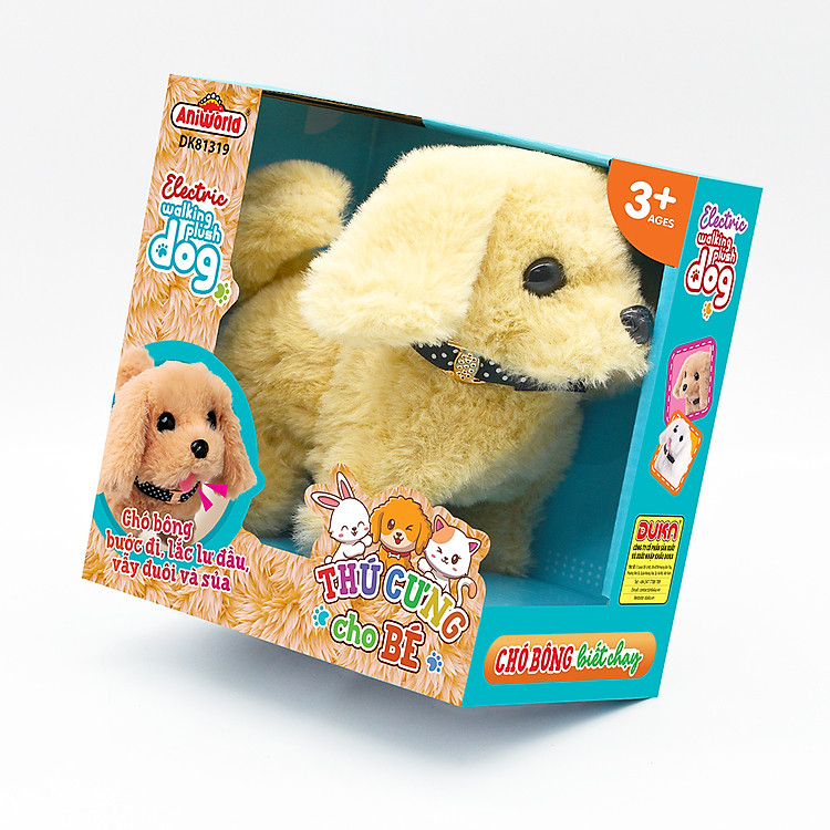Chó bông biết chạy DK81319 – Duka Chính hãng Tiết kiệm