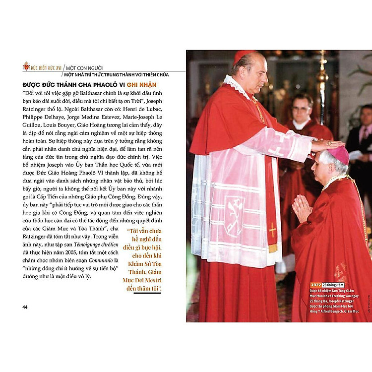 Đức Giáo Hoàng Biển Đức XVI - Rất Khiêm Nhu Rất Vĩ Đại - Ảnh 7