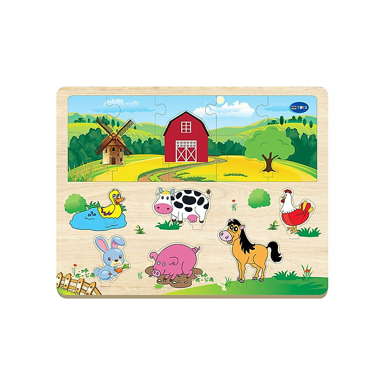 Mua Đồ chơi xếp hình nông trại Winwintoys Chính hãng Ưu đãi - Hình ảnh 2