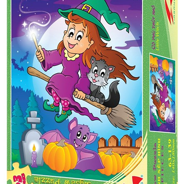 Tranh xếp hình Tia Sáng Cô phù thủy Chính hãng Ưu đãi - Hình ảnh 2