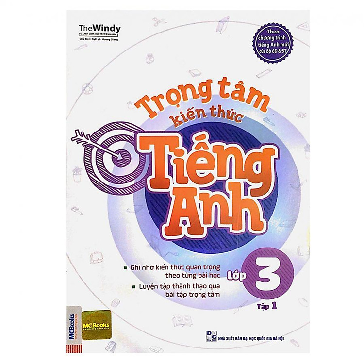 Sách Trọng Tâm Kiến Thức Tiếng Anh Lớp 3 - Tập 1
