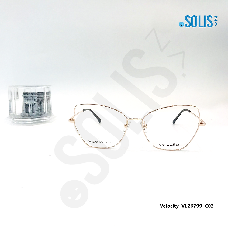 Gọng kính KL Velocity VL26799 - KÍNH KIM LOẠI HIỆU VELOCITY VL26799 KÍCH THƯỚC 55-15-142