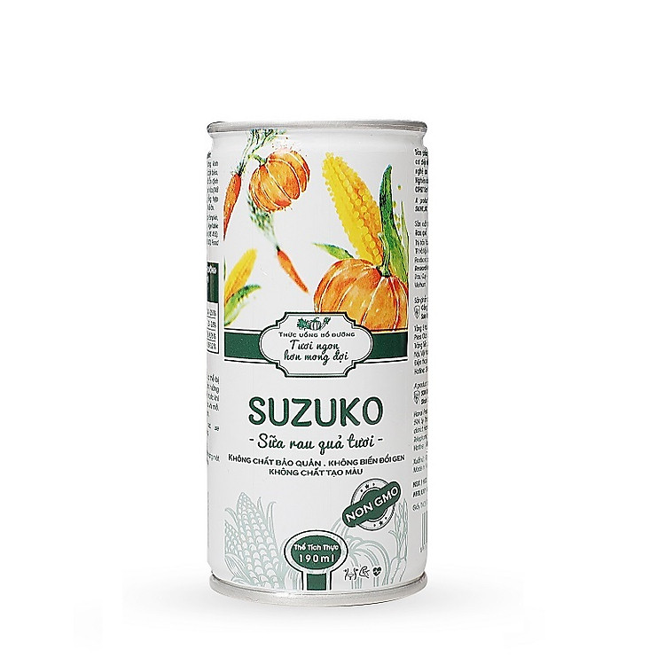 Sữa rau củ quả tươi Suzuko 190ml