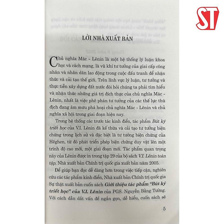 Giới Thiệu Tác Phẩm Bút Ký Triết Học Của V.I.Lênin - Ảnh 3