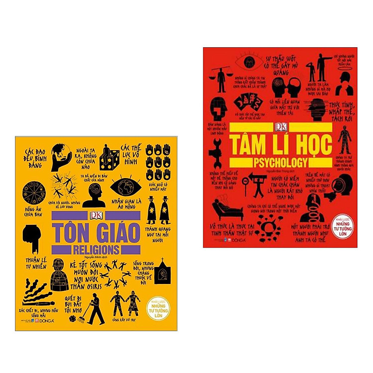 Combo Những Tư Tưởng Lớn Thay Đổi Cách Nhìn Và Ứng Xử Xã Hội: Tâm Lí Học - Khái Lược Những Tư Tưởng Lớn + Tôn Giáo - Khái Lược Những Tư Tưởng Lớn