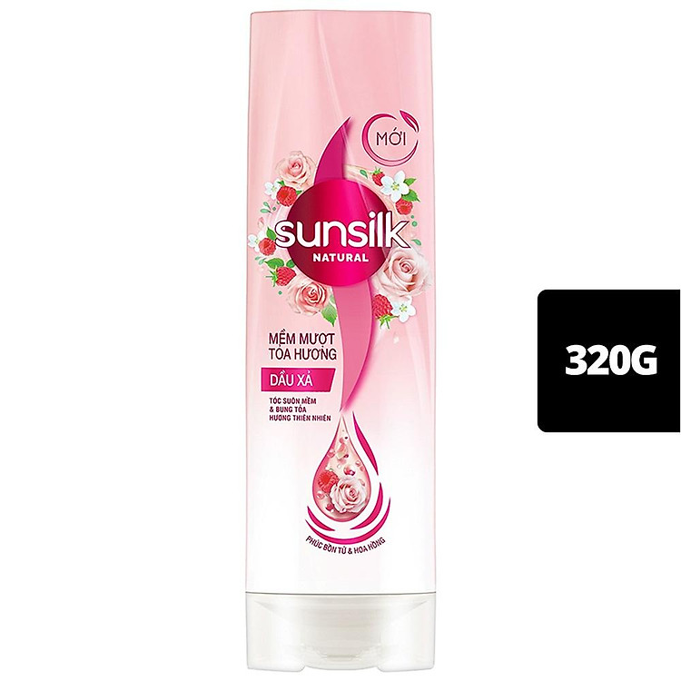 Dầu Xả Sunsilk Natural Mềm Mượt Tỏa Hương Chai 320G