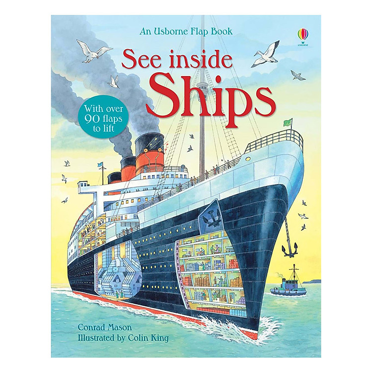 Sách Usborne See Inside Ships