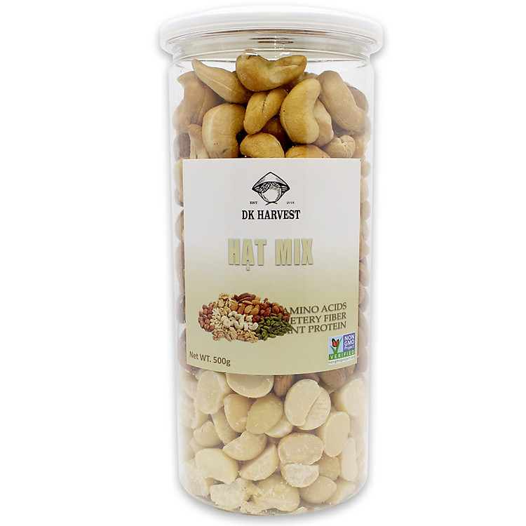 Hạt Mix 3 Loại (Macca - Hạt Điều - Hạnh Nhân) DK Harvest nhập khẩu - hạt ngũ cốc dinh dưỡng, ăn vặt, giảm cân, eatclean, thực dưỡng