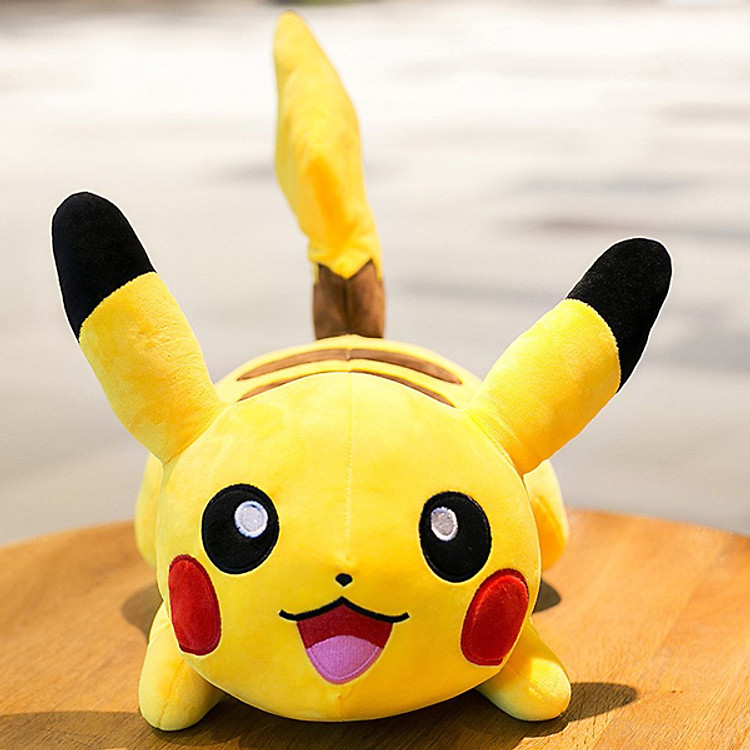 Gấu Bông Pikachu Nằm (25 Cm) Gb59 (Màu Vàng)