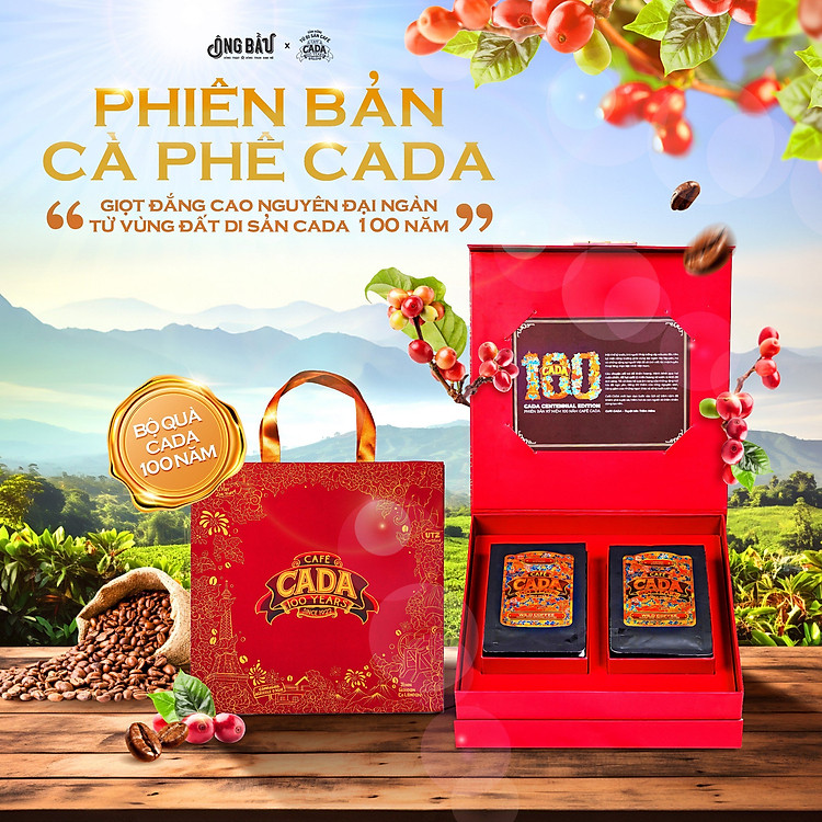 BỘ QUÀ CADA 100 NĂM