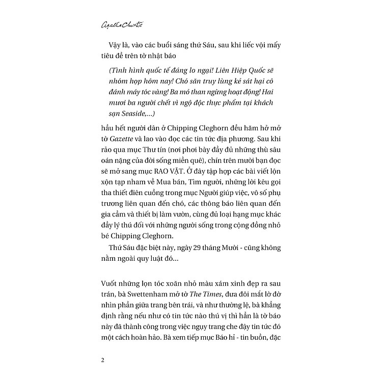 Một Vụ Án Của Jane Marple - Vụ Án Mạng Được Báo Trước - Ảnh 3