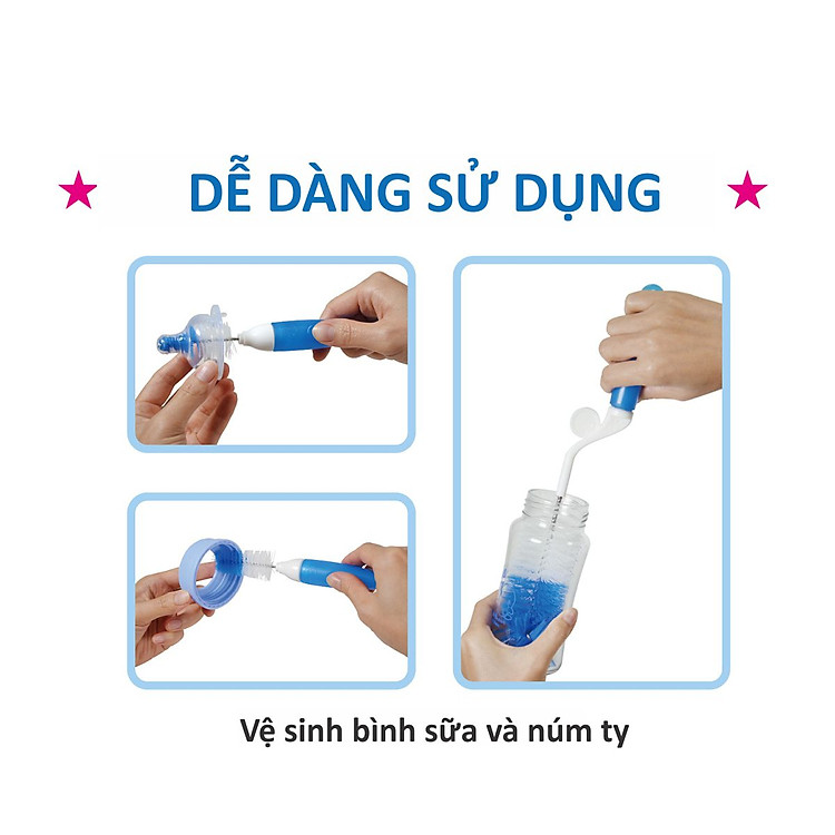 Bộ 2 Cọ Rửa Bình Sữa KUKU Tiết kiệm - Hình ảnh 3