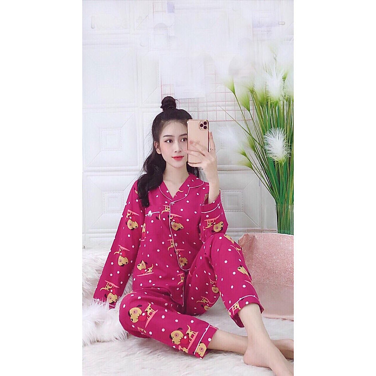 Đồ bộ kate Thái tay dài, quần dài