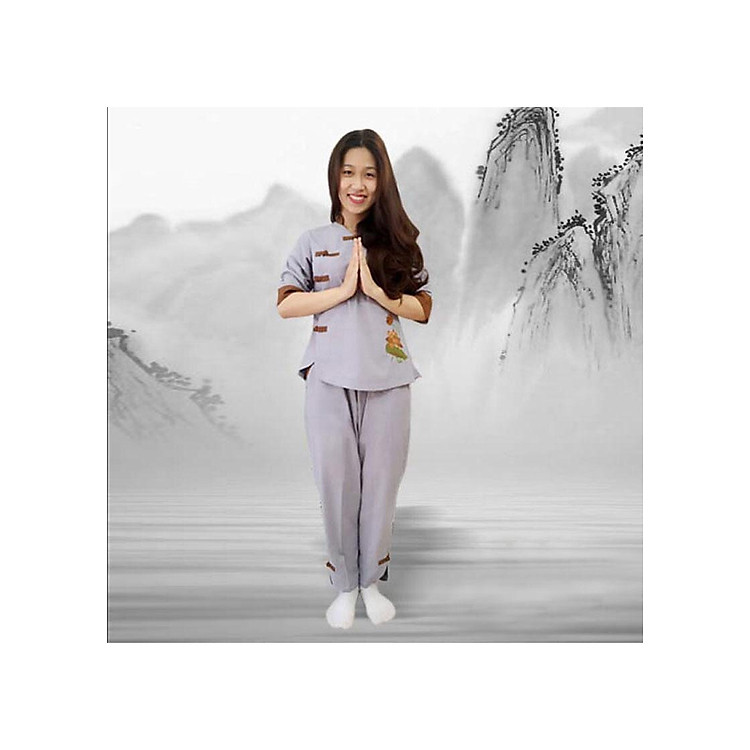 Quần áo phật tử nữ M009