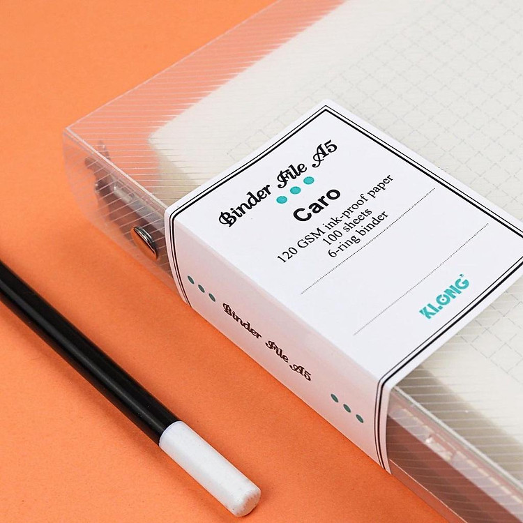 Sổ Caro file Binder kẹp còng Klong A5 (100 tờ) - Ảnh 7