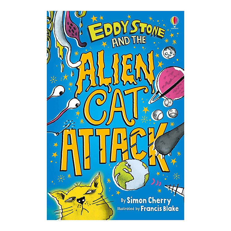 Sách Usborne Eddy Stone and the Alien Cat Attack
