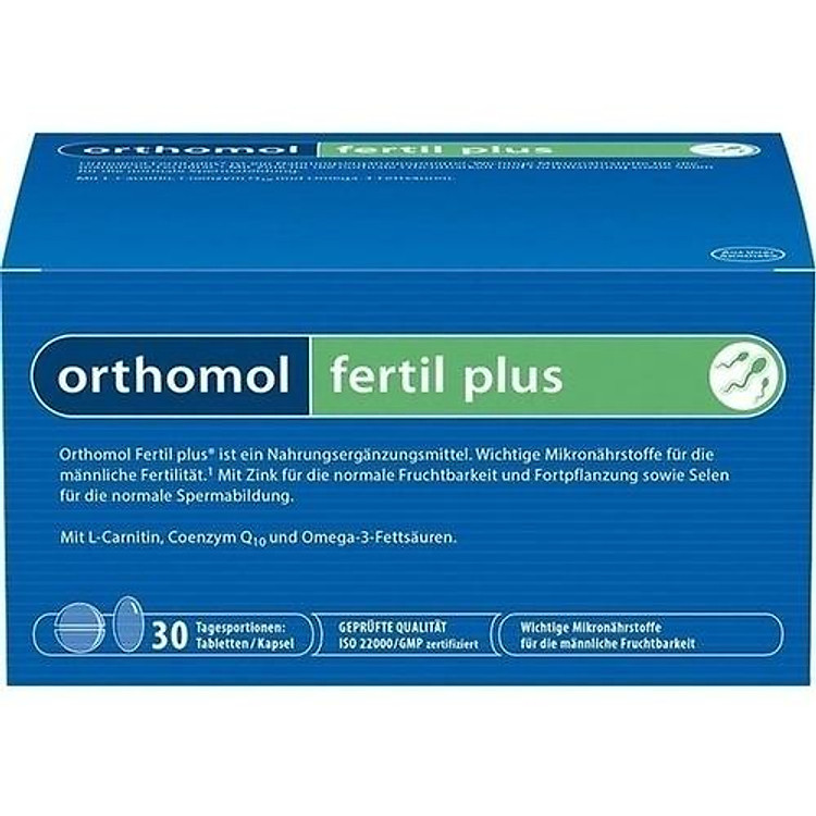 Thực phẩm bảo vệ sức khỏe Orthomol Fertil Plus ( Dành cho nam giới mong muốn có con )