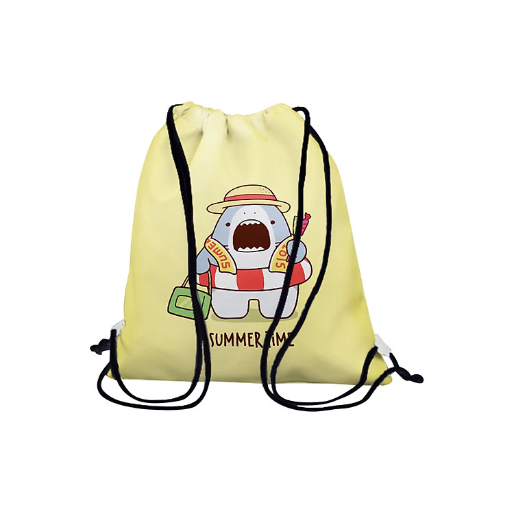 Túi Rút Unisex In Hình Cá Mập Đi Dã Ngoại BDFU531