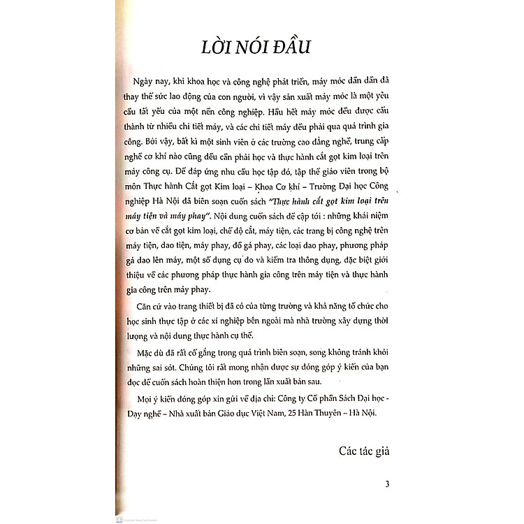 Thực Hành Cắt Gọt Kim Loại Trên Máy Tiện Và Máy Phay - Ảnh 2