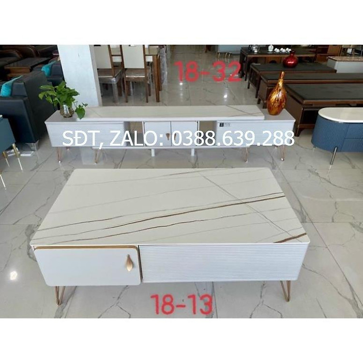Hàng HOT GIÁ SỈ combo kệ tivi bàn trà nhập khẩu mặt đá
