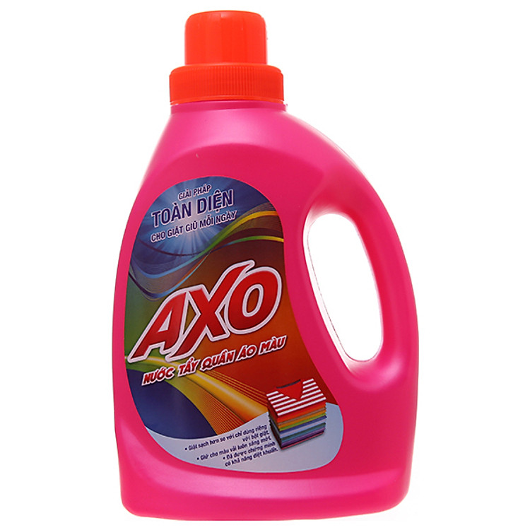 Nước Tẩy Quần Áo Màu Axo 800ml -Bao Bì Mới