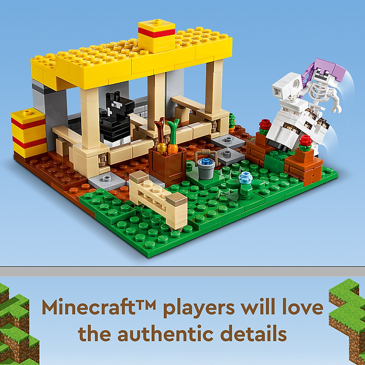 LEGO Minecraft 21171 Chuồng Ngựa - COGO Toys Chính hãng Ưu đãi - Hình ảnh 4