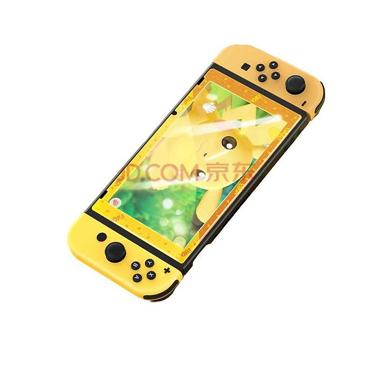 Viền Nâu và Vàng Kính cường lực bảo vệ màn hình cho Nintendo Switch chủ đề Pikachu Ugreen LP153VN20129 - Hàng chính hãng