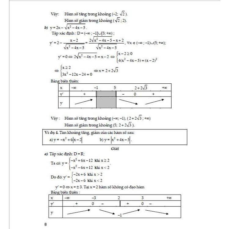 Kĩ Thuật Giải Nhanh Bài Toán Hay và Khó Giải Tích 12 - Ảnh 5