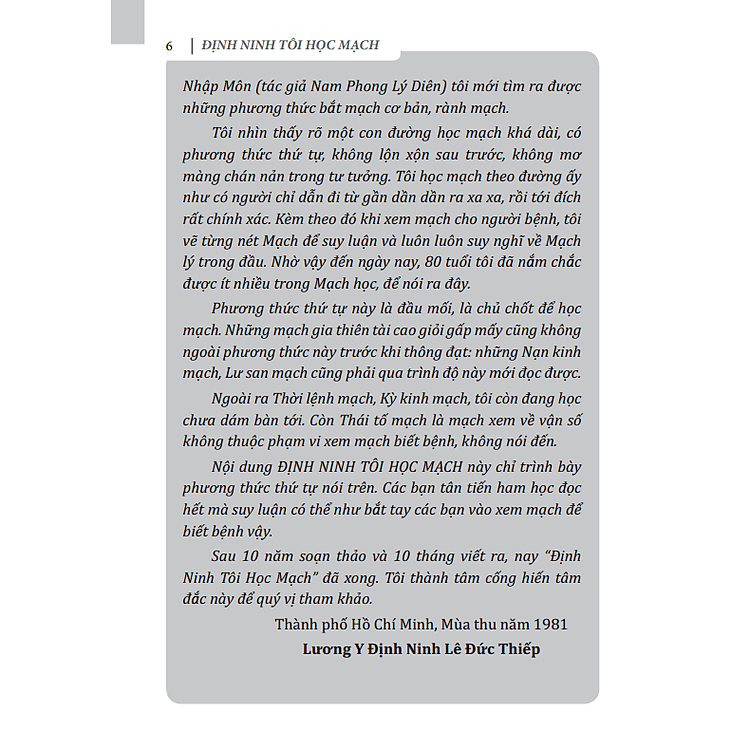 Định Ninh Tôi Học Mạch (Tái Bản 2020) - Ảnh 2