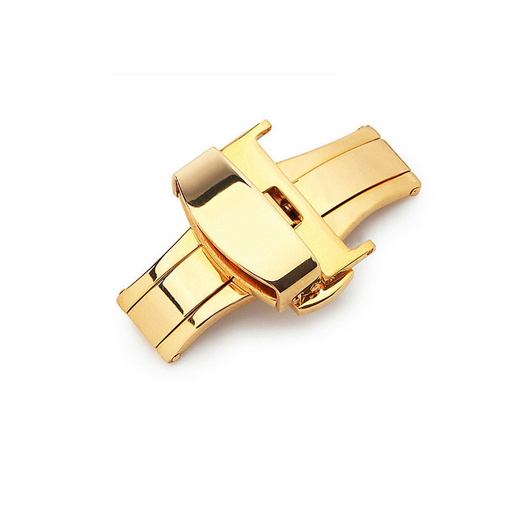 Khóa bướm ĐÔI thép không gỉ dùng cho dây da nhiều SIZE