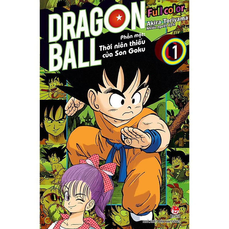 Truyện - Dragon Ball Full Color - Phần Một - Thời Niên Thiếu Của Son Goku - Chọn Lẻ 8 Tập - Akira Toriyama - Kim Đồng