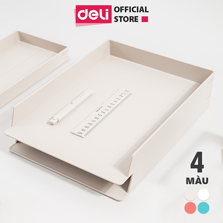 Khay Đựng Tài Liệu DELI (Bộ 2 chiếc)