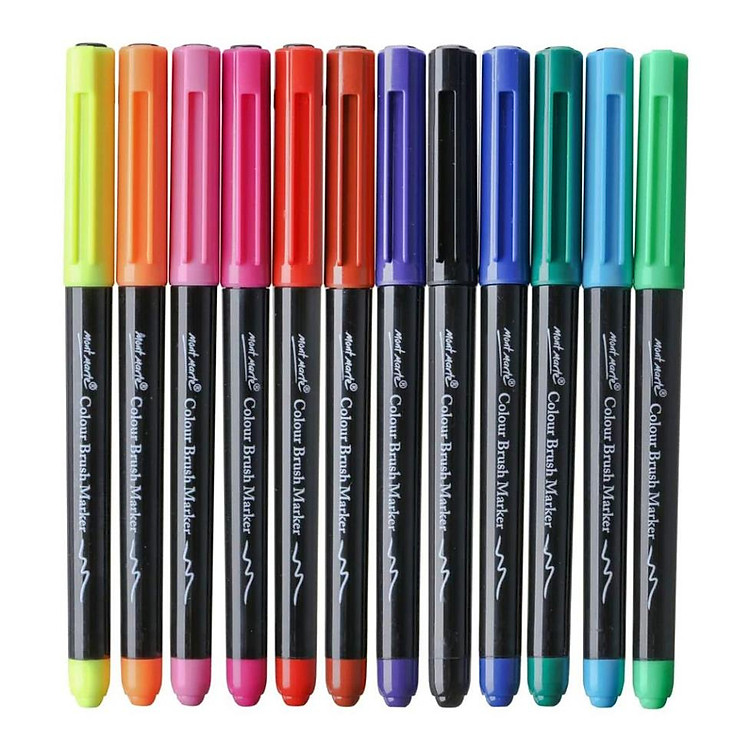 Bộ Bút Cọ Coloring Brush 12 Màu Mont Marte (12 chiếc) - Ảnh 4