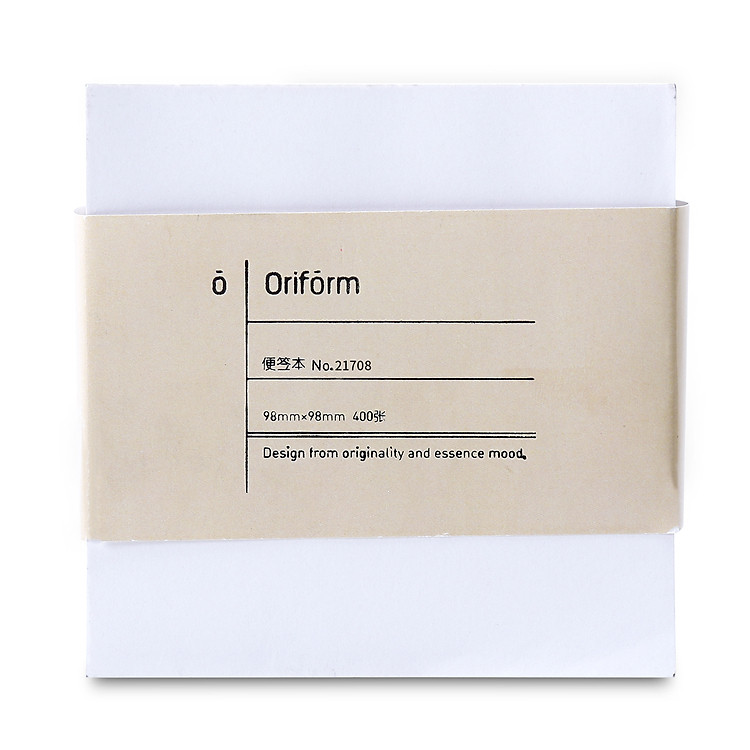 Giấy Nhắn Sticky Note Deli 98x98mm (400 tờ) - Màu Trắng/Nâu - Ảnh 2