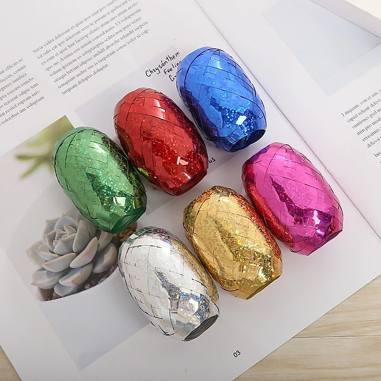 Dây Ruy Băng Kim Tuyến 10m (Vàng)