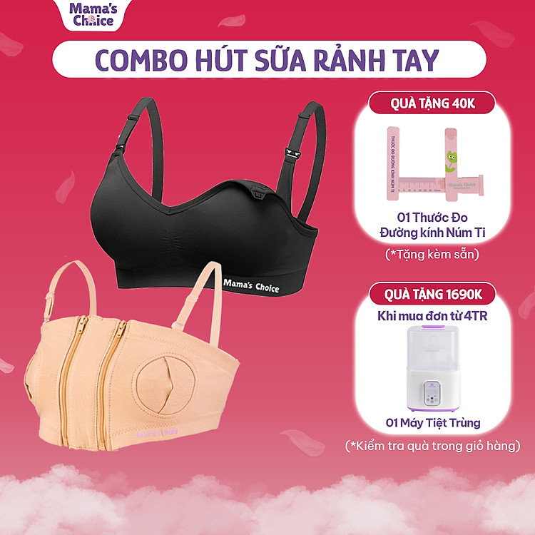 Tham Khảo tại ConCung: Combo Hỗ Trợ Hút Sữa Rảnh Tay Mama's Choice , nhận ngay nhiều Ưu đãi
