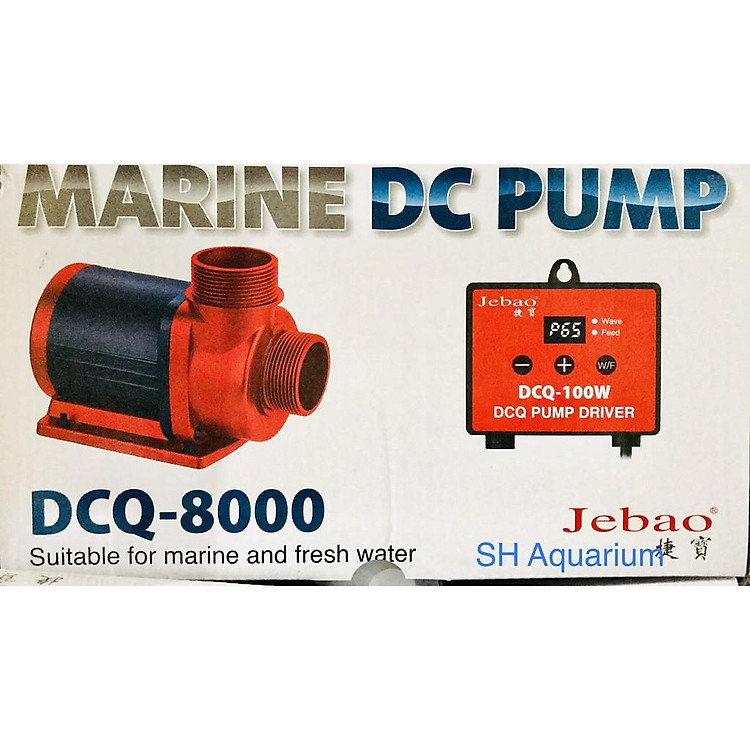 Máy bơm cho hồ cá cảnh, hồ thủy sinh Jebao DCQ-8000