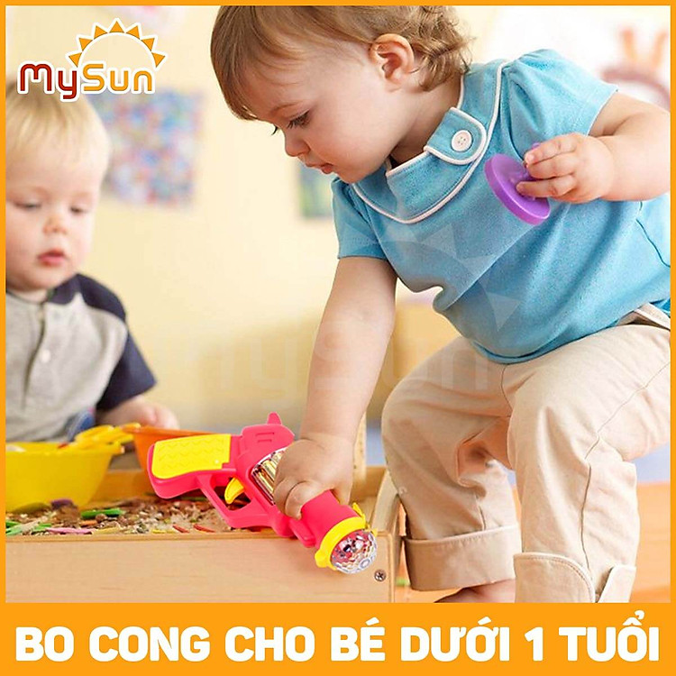 Súng nhựa lục ngắn cho bé có đèn Chính hãng Ưu đãi - Hình ảnh 4